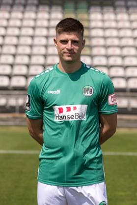 Mattis Daube VfB Lübeck, 3 league, portrait date 2023 2024 Lübeck Schleswig Holstein Germany Stadion Lohmühle Copyright: xAgentur54GradFelixxKoenigx