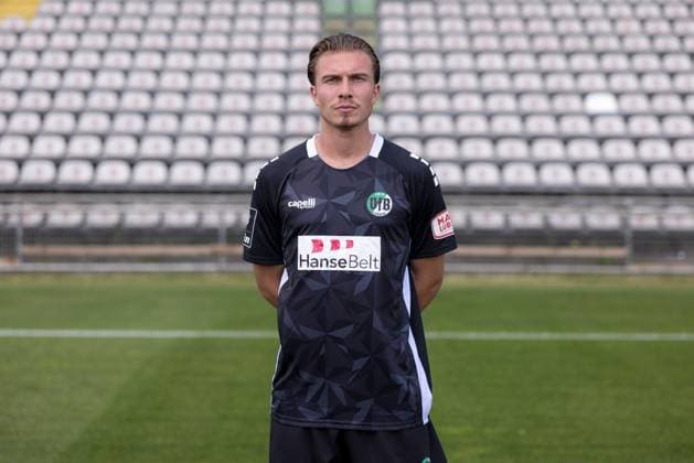 Gavin Didzilatis VfB Lübeck, 3 league, portrait date 2023 2024 Lübeck Schleswig Holstein Germany Stadion Lohmühle Copyright: xAgentur54GradFelixxKoenigx