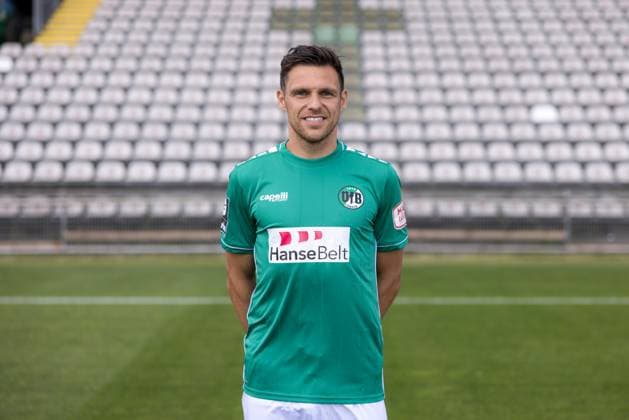 Mirko Boland VfB Lübeck, 3 league, portrait date 2023 2024 Lübeck Schleswig Holstein Germany Stadion Lohmühle Copyright: xAgentur54GradFelixxKoenigx