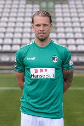 Janek Sternberg VfB Lübeck, 3 league, portrait date 2023 2024 Lübeck Schleswig Holstein Germany Stadion Lohmühle Copyright: xAgentur54GradFelixxKoenigx