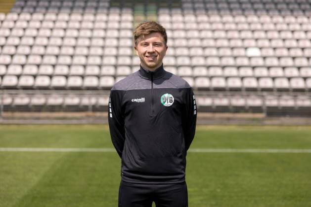 Maximilian von Fritschen VfB Lübeck, 3 league, portrait date 2023 2024 Lübeck Schleswig Holstein Germany Stadion Lohmühle Copyright: xAgentur54GradFelixxKoenigx