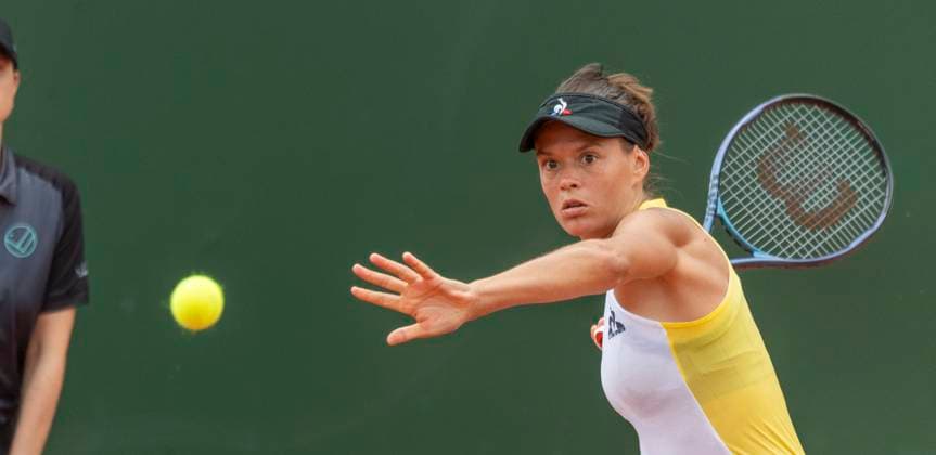 July 26, 2023, Lausanne, Vaud, Switzerland: Lausanne Switzerland, 07 26 2023: Chloe Paquet of France during 8th final of Ladies Open Lausanne. Ladies Open Lausanne took place tennis club of Lausanne, the Olympic capital Lausanne Switzerland - ZUMAd206 0300215489st Copyright: xEricxDubostx
