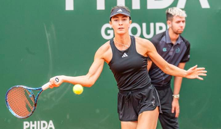 July 26, 2023, Lausanne, Vaud, Switzerland: Lausanne Switzerland, 07 26 2023: Elina Avanesyan of Russia during 8th final of Ladies Open Lausanne. Ladies Open Lausanne took place tennis club of Lausanne, the Olympic capital Lausanne Switzerland - ZUMAd206 0300215561st Copyright: xEricxDubostx