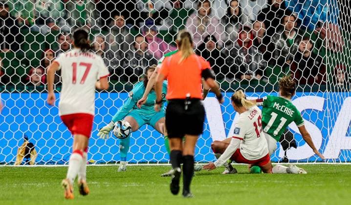 2023 FIFA Women s World Cup Group B, Perth Rectangular Stadium, Perth, Australia 26 7 2023 Canada vs Republic of Ireland WNT Canada™s Adriana Leon scores their second goal Adriana Leon scores their second goal 26 7 2023  Copyright: x INPHO RyanxByrnex RB1_8042