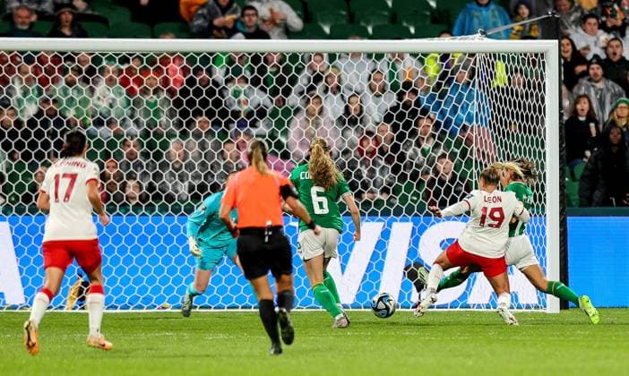 2023 FIFA Women s World Cup Group B, Perth Rectangular Stadium, Perth, Australia 26 7 2023 Canada vs Republic of Ireland WNT Canada™s Adriana Leon scores their second goal Adriana Leon scores their second goal 26 7 2023  Copyright: x INPHO RyanxByrnex RB1_8038