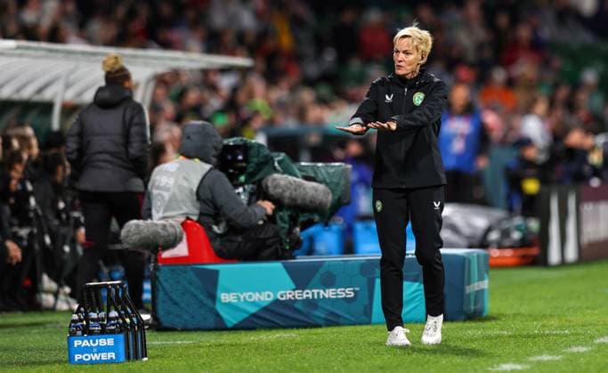 2023 FIFA Women s World Cup Group B, Perth Rectangular Stadium, Perth, Australia 26 7 2023 Canada vs Republic of Ireland WNT Ireland manager Vera Pauw Vera Pauw 26 7 2023  Copyright: x INPHO RyanxByrnex RB1_8869