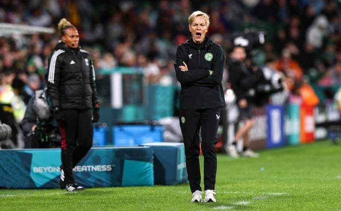 2023 FIFA Women s World Cup Group B, Perth Rectangular Stadium, Perth, Australia 26 7 2023 Canada vs Republic of Ireland WNT Ireland manager Vera Pauw Vera Pauw 26 7 2023  Copyright: x INPHO RyanxByrnex RB1_9291