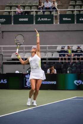 YANINA WICKMAYER (BEL) TENNIS : BNP Paribas Varsovie Open - WTA250 - 26 07 2023 FrancoisAsal Panoramic  