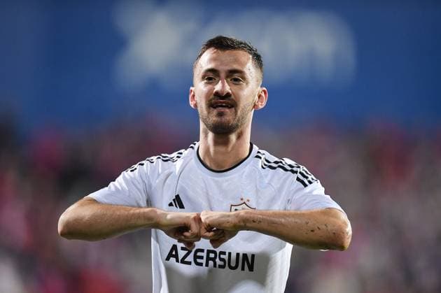2023.07.26 Czestochowa Pilka nozna Liga Mistrzow Druga runda kwalifikacji Ligi Mistrzow Rakow Czestochowa - Karabach Agdam N z Redon Xhixha gol bramka radosc Foto Norbert Barczyk PressFocus 2023.07.26 Czestochowa Football UEFA Champions League Season 2023 2024 Second Qualifying Round Rakow Czestochowa - Qarabag FK Redon Xhixha gol bramka radosc Credit: Norbert Barczyk PressFocus NEWSPIX.PL --- Newspix.pl POLAND OUT!  20230726NB0080