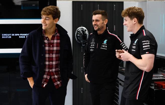 63 George Russell GBR, Mercedes AMG Petronas F1 Team , F1 Grand Prix of Belgium at Circuit de Spa Francorchamps on July 27, 2023 in Spa Francorchamps, Belgium Photo by HOCH ZWEI Spa Francorchamps Belgium