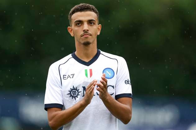 Italy: SSC Napoli preseason 2023-24 SSC Napoli s Algerian defender Karim Zedadka looks during friendly match SSC Napoli vs SPAL. 1D3A3406 Copyright: xAntonioxBalascox