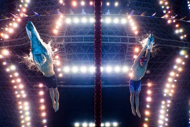 Sport Themen der Woche KW30 Sport Bilder des Tages 230727 Leon Marchand of France and Duncan Scott of Great Britain compete in men?s 200 meter individual medley swimming final during day 14 of the World Aquatics Championships 2023 on July 27, 2023 in Fukuoka. Photo: Joel Marklund BILDBYRAN kod JM JM0507 bbeng simning swimming svomming world aquatics championships 2023 sim-vm vm *** 230727 Leon Marchand of France and Duncan Scott of Great Britain compete in men?s 200 meter individual medley swimming final during day 14 of the World Aquatics Championships 2023 on July 27, 2023 in Fukuoka Photo Joel Marklund BILDBYRAN kod JM JM0507 bbeng simning swimming svomming world aquatics championships 2023 sim vm vm  Copyright: JOELxMARKLUND BB230727JM098