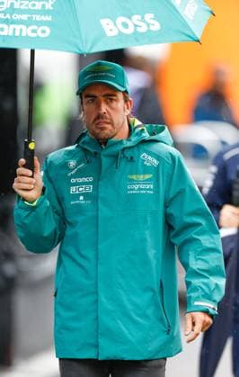 14 Fernando Alonso ESP, Aston Martin Aramco Cognizant F1 Team , F1 Grand Prix of Belgium at Circuit de Spa Francorchamps on July 27, 2023 in Spa Francorchamps, Belgium Photo by HOCH ZWEI Spa Francorchamps Belgium