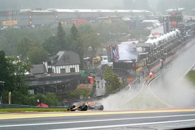 28 07 2023, Circuit de Spa Francorchamps, Spa Franchorchamps, FORMULA 1 MSC CRUISES BELGIAN GRAND PRIX 2023 , in picture Sergio Perez MEX , Oracle Red Bull Racing Spa Franchorchamps Circuit de Spa Francorchamps Belgium  eu-images-506