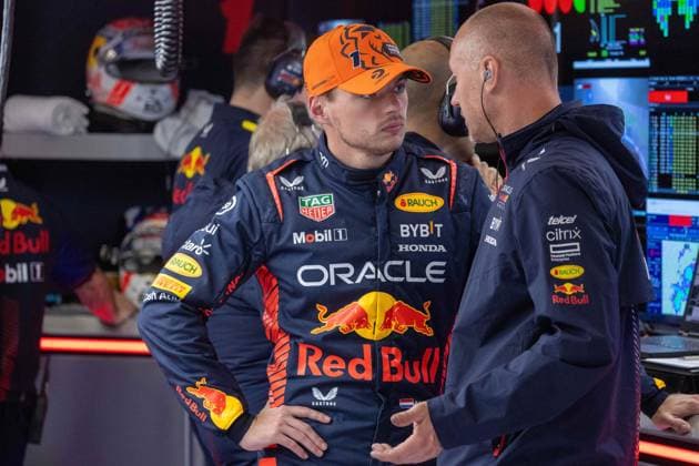 SPA-FRANCORCHAMPS, BELGIUM - JULY 28 : Verstapen-Free Practice during the Belgian Grand Prix Formula One Spa Francorchamps on July 28, 2023 in Spa-Francorchamps, Belgium, 28 07 2023 ( Belgian Grand Prix Formula One 2023 PhotoNews Panoramic 