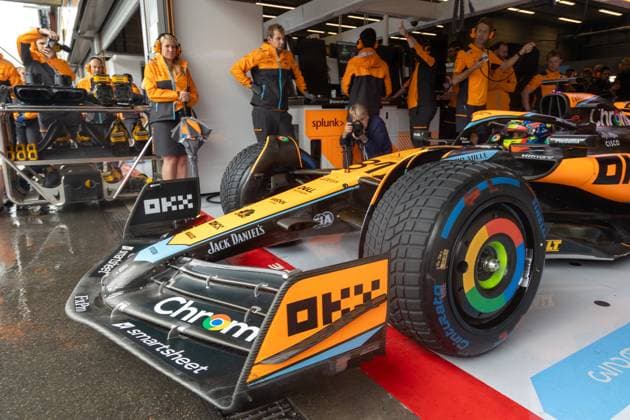 SPA-FRANCORCHAMPS, BELGIUM - JULY 28 : Piastri-Free Practice during the Belgian Grand Prix Formula One Spa Francorchamps on July 28, 2023 in Spa-Francorchamps, Belgium, 28 07 2023 ( Belgian Grand Prix Formula One 2023 PhotoNews Panoramic 