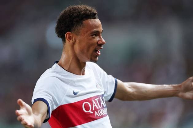 Sport Bilder des Tages Hugo Ekitike (PSG), JULY 28, 2023 - Football Soccer : Friendly match between Paris Saint-Germain - Cerezo Osaka at Yanmar Stadium Nagai in Osaka, Japan.  (225167996)