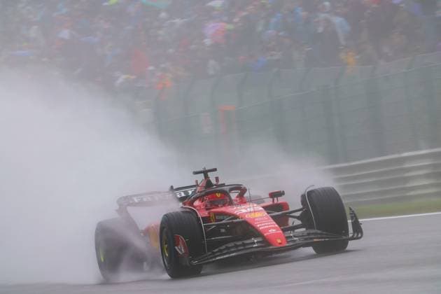 16 Charles Leclerc MCO, Scuderia Ferrari , F1 Grand Prix of Belgium at Circuit de Spa Francorchamps on July 28, 2023 in Spa Francorchamps, Belgium Photo by HOCH ZWEI Spa Francorchamps Belgium