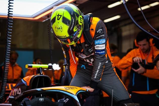 4 Lando Norris GBR, McLaren F1 Team , F1 Grand Prix of Belgium at Circuit de Spa Francorchamps on July 28, 2023 in Spa Francorchamps, Belgium Photo by HOCH ZWEI Spa Francorchamps Belgium