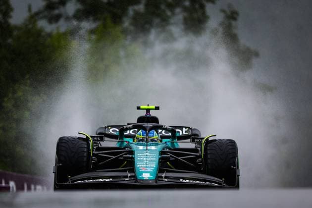 14 Fernando Alonso ESP, Aston Martin Aramco Cognizant F1 Team , F1 Grand Prix of Belgium at Circuit de Spa Francorchamps on July 28, 2023 in Spa Francorchamps, Belgium Photo by HOCH ZWEI Spa Francorchamps Belgium