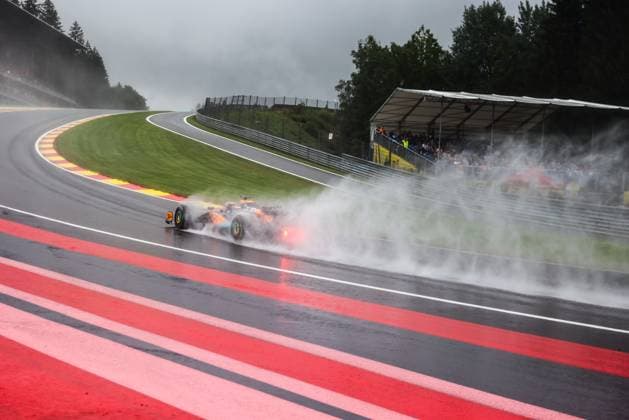 July 28, 2023, Spa, Belgium: Oscar Piastri of McLaren during Practice 1 ahead of the F1 Grand Prix of Belgium at Circuit de Spa-Francorchamps on July 28, 2023 in Spa, Belgium. Spa Belgium - ZUMAz156 0300398249st Copyright: xBeataxZawrzelx