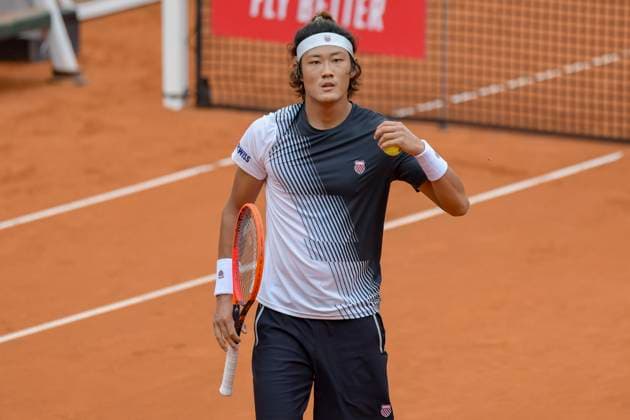 Zhizhen Zhang CHN 28 07 2023 Tennis Hamburg European Open 2023, , Tennisstadion am Rothenbaum, Hamburg, HH Germany Copyright: xpepphotox xPeterxEppingerx pep00321, pep_20230728_hm