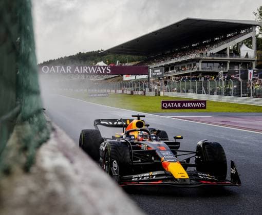 Sport Bilder des Tages SPA - Max Verstappen (Red Bull Racing) during qualifying at the Circuit de Spa-Francorchamps for the Grand Prix of Belgium. ANP SEM VAN DER WAL F1 Grand Prix of Belgium - Qualifying 2023 xVIxANPxSportx xxANPxIVx 474425014 originalFilename: 474425014.jpg