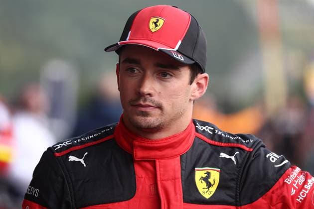 F1 Gran Prix of Belgium Charles Leclerc of Scuderia Ferrari in the park ferme at the end of qualifying for the F1 Grand Prix of Belgium at Spa Francorchamps on July 28, 2023 in Stavelot, Belgium. Stavelot Spa Francorchamps Belgium Copyright: xMarcoxCanonierox