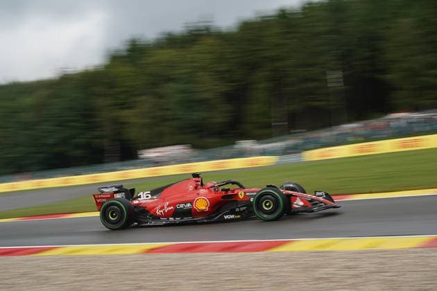FORMULA 1 MSC CRUISES BELGIAN GRAND PRIX 2023 28 07 2023, Circuit de Spa Francorchamps, Spa Franchorchamps, FORMULA 1 MSC CRUISES BELGIAN GRAND PRIX 2023 , in picture Charles Leclerc MCO , Scuderia Ferrari nordphotoxGmbHx xBratic nph00250