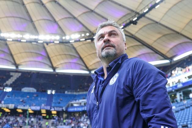 28 07 2023, football, 2 Bundesliga, season 2023 2024, Hamburger SV FC Schalke 04, head coach Thomas Reis FC Schalke 04 Hamburg HSH Nordbank Arena Hamburg Germany xRHR PHOTO TRx Copyright: RHR-FOTOx RHR-FOTO TR