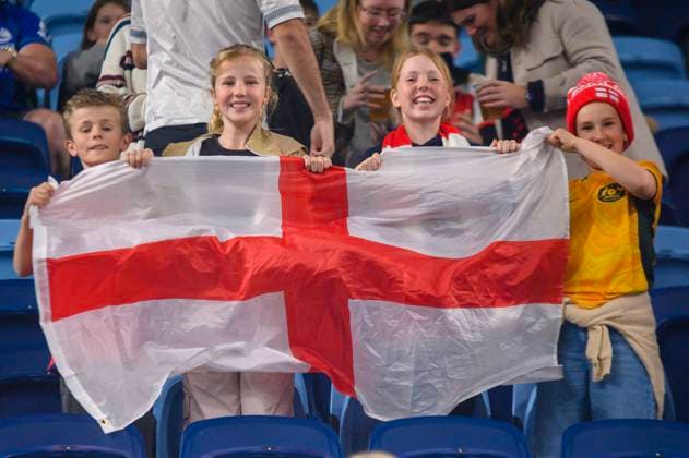 Football fans during the FIFA Women s World Cup 2023 match between England Women and Denmark Women at Allianz Stadium, Sydney, Australia on 28 July 2023. Copyright: xRichardxNicholsonx 37830030
