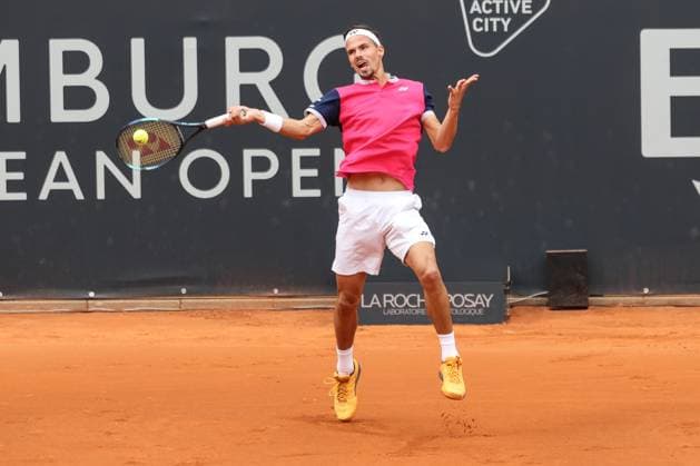 Tennis European Open 2023, Men, Hamburg, 28 07 2023 Zhizhen Zhang CHI Daniel Altmaier GER Hamburg Germany