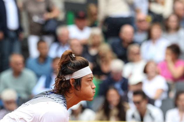 Tennis European Open 2023, Men, Hamburg, 28 07 2023 Zhizhen Zhang CHI Daniel Altmaier GER Hamburg Germany