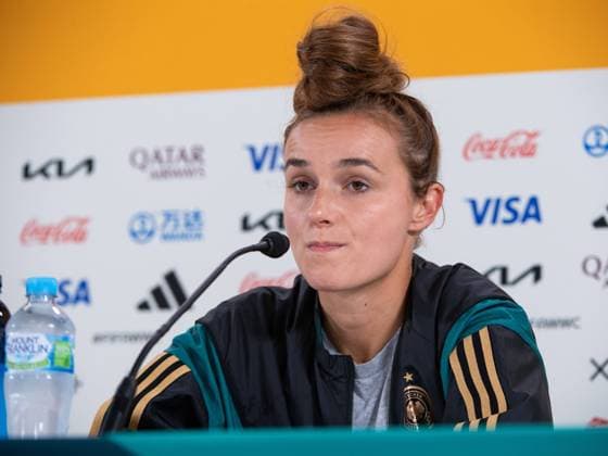 Lina Magull Germany, 20 , AUS, MD 1 Press Conference DFB Womens National Team ahead of Germany vs Colombia, FIFA Womens World Cup Australia 2023, 29 07 2023 AUS, MD 1 Press Conference DFB Womens National Team ahead of Germany vs Colombia, FIFA Womens World Cup Australia 2023, 29 07 2023 Sydney Copyright: xEibner-Pressefoto Memmlerx EP_MMR