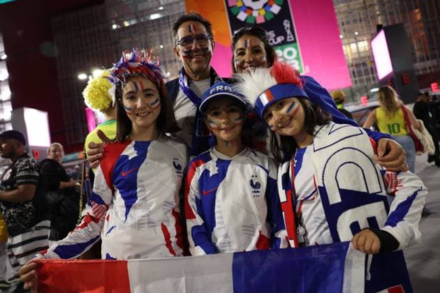 Mandatory Credit: Photo by Isabel Infantes Shutterstock (14025609j) France fans ahead of the game France Women v Brazil Women, FIFA Women s World Cup, Group F, International Football, Brisbane Stadium, Brisbane, Australia - 29 Jul 2023 France Women v Brazil Women, FIFA Women s World Cup, Group F, International Football, Brisbane Stadium, Brisbane, Australia - 29 Jul 2023  Copyright: xIsabelxInfantes Shutterstockx 14025609j