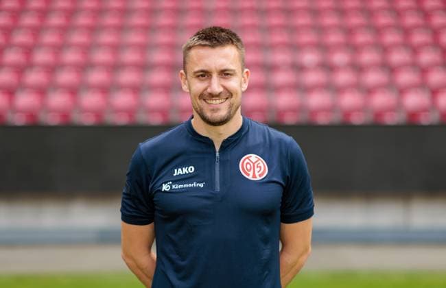 Football Official Portrait 1 FSVMainz 05, 1 FSV Mainz 05, Bundesliga Season 2023 2024, Marc Heidenmann Co Trainer ,