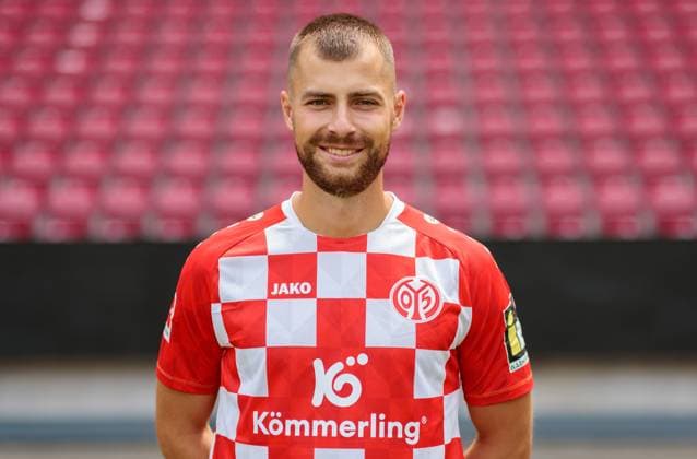 Football Official Portrait 1 FSVMainz 05, 1 FSV Mainz 05, Bundesliga season 2023 2024, Alexander Hack,