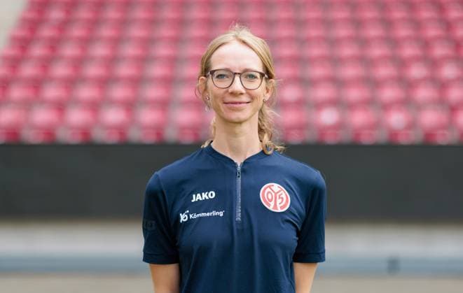 Football Official Portrait 1 FSVMainz 05, 1 FSV Mainz 05, Bundesliga Season 2023 2024, Dr Kathrin Stelzer Doctor ,