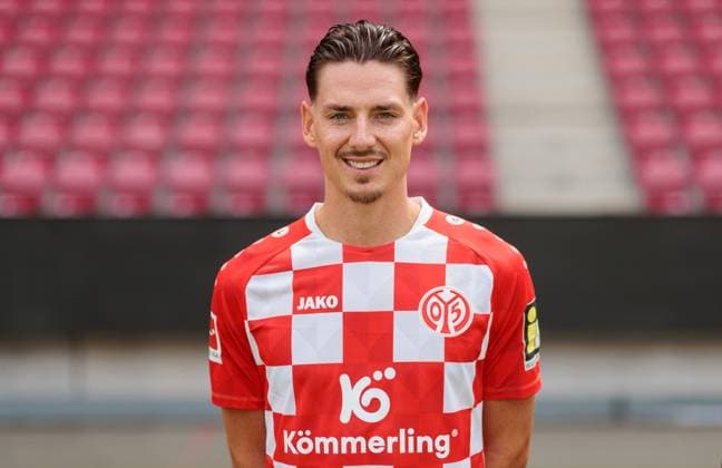Football Official Portrait 1 FSVMainz 05, 1 FSV Mainz 05, Bundesliga season 2023 2024, Anthony Caci,