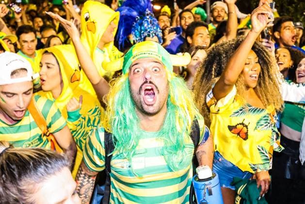 July 29, 2023, Brisbane, Queensland, Australia: BRISBANE, AUSTRALIA - JULY 29: Fans enter the stadium before Brazil plays France at the FIFA Women s World Cup Australia & New Zealand 2023 at Brisbane Stadium on July 29, 2023 Brisbane Australia - ZUMAp121 20230729_zsp_p121_007 Copyright: xChrisxPutnamx