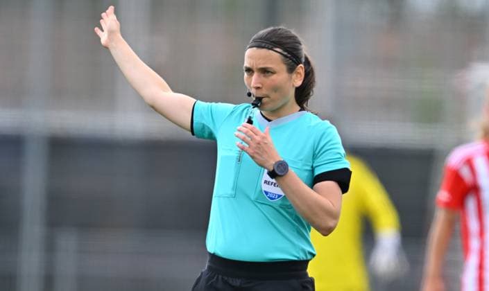 29 07 2023 football women womens football season 2023 2024 test match friendly match preparation match 1 FC Nürnberg FCN club women club FCUnion Berlin xwoxzix Angelika Söder referee