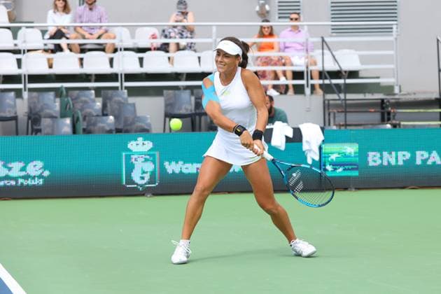 WARSZAWA 29.07.2023 TURNIEJ TENISOWY BNP PARIBAS WARSAW OPEN 2023 --- WOMENS WTA, Tennis Damen 250 TENNIS TOURNAMENT BNP PARIBAS WARSAW OPEN LUCREZIA STEFANINI FOT. ANNA KLEPACZKO FOTOPYK NEWSPIX.PL --- Newspix.pl  230729LUM008