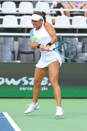 WARSZAWA 29.07.2023 TURNIEJ TENISOWY BNP PARIBAS WARSAW OPEN 2023 --- WOMENS WTA, Tennis Damen 250 TENNIS TOURNAMENT BNP PARIBAS WARSAW OPEN LUCREZIA STEFANINI FOT. ANNA KLEPACZKO FOTOPYK NEWSPIX.PL --- Newspix.pl  230729LUM010