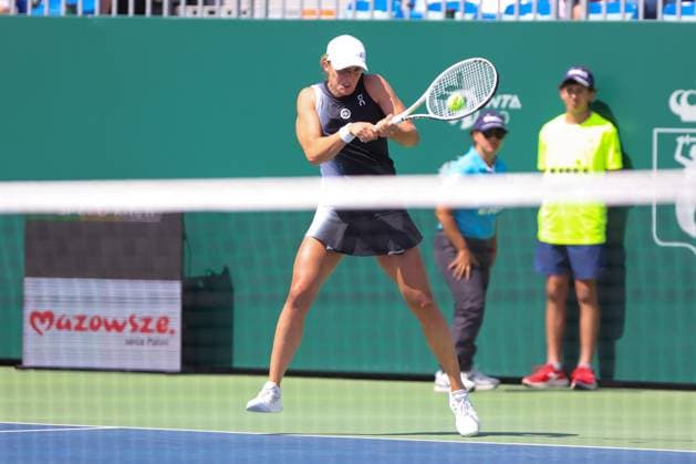 WARSZAWA 29.07.2023 TURNIEJ TENISOWY BNP PARIBAS WARSAW OPEN 2023 --- WOMENS WTA, Tennis Damen 250 TENNIS TOURNAMENT BNP PARIBAS WARSAW OPEN IGA SWIATEK FOT. ANNA KLEPACZKO FOTOPYK NEWSPIX.PL --- Newspix.pl  230729LUM038