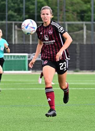 29 07 2023 football women womens football season 2023 2024 test match friendly match preparation match 1 FC Nürnberg FCN club women club FCUnion Berlin xwoxzix Nele Bauereisen 23, 1 FC Nürnberg FCN fairness fair play