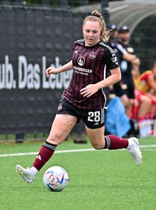 29 07 2023 football women women soccer season 2023 2024 test match friendly match preparation match 1 FC Nürnberg FCN club women club FCUnion Berlin xwoxzix Madeleine Steck 28, 1 FC Nürnberg FCN clipping single image