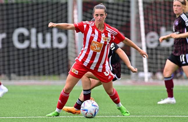 29 07 2023 football women womens football season 2023 2024 test match friendly match preparation match 1 FC Nürnberg FCN club women club FCUnion Berlin xwoxzix Celine Frank 6, 1 FC Union Berlin