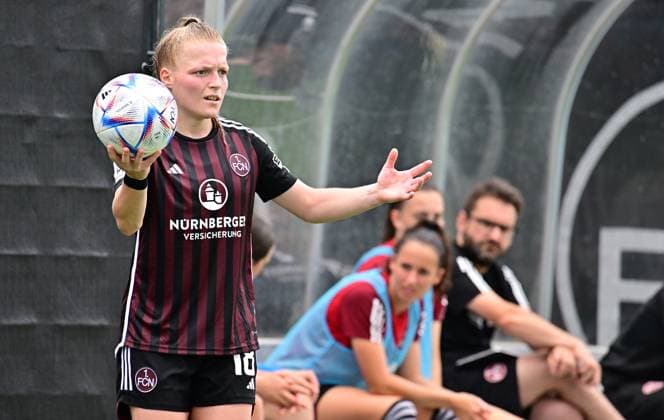 29 07 2023 football women womens football season 2023 2024 test match friendly match preparation match 1 FC Nürnberg FCN club women club FCUnion Berlin xwoxzix Franziska may 18, 1 FC Nürnberg FCN