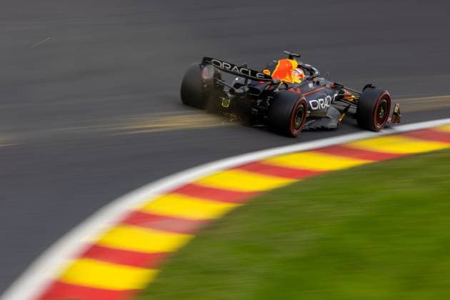 SPA-FRANCORCHAMPS, BELGIUM - JULY 29 : Verstapen during the Belgian Grand Prix Formula One Spa Francorchamps on July 29, 2023 in Spa-Francorchamps, Belgium, 29 07 2023 ( Belgian Grand Prix Formula One 2023 PhotoNews Panoramic 