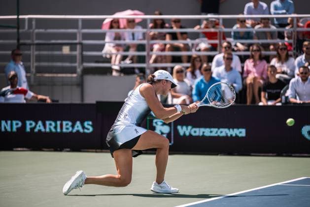 IGA SWIATEK (POL) TENNIS : BNP Paribas Warsaw Open - Open de Pologne - WTA, Tennis Damen 250 - 29 07 2023 FrancoisAsal Panoramic  